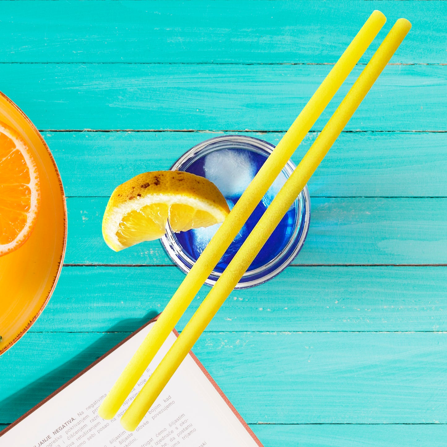 Sea Dragon Reusable Drinking Straw - Sunny Yellow | Thurstee