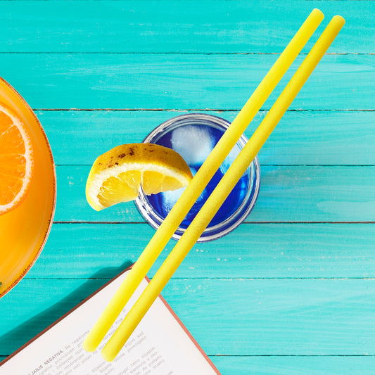 Sea Dragon Reusable Drinking Straw - Sunny Yellow | Thurstee